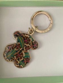 Designer Tous Teddy Bear bag charm or keychain