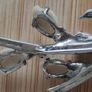 Vintage sterling baby tooth pearl marcasite brooch Image 6
