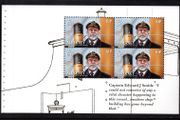 2012 Alderney Centenary of the Sinking of the Titanic 61p Captain Edward J. Smith Commemorative Stamp Booklet Pane Mint Never Hinged (MNH)