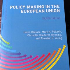 Policy-Making in the European Union 8th Edition Oxford University Press