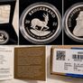 2021 South Africa 1 Rand 1 oz Silver Coin - Krugerrand . Proof. Image 2
