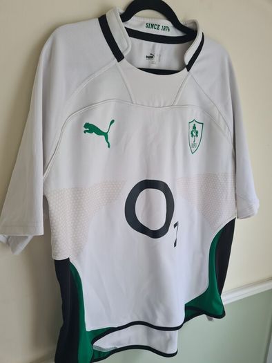 Puma Ireland Rugby Jersey Shirt Away Kit 2009 - 2010 White  Size Xxl 2xl Double Extra Large