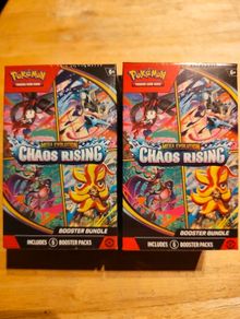 Pokemon Tcg Mega Evolution Chaos Rising booster bundle X2