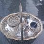 Silver plated cruet set with class, D18 post 8e Image 2