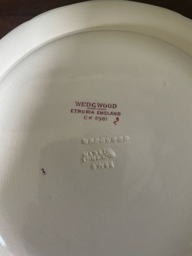 Wedgwood plates