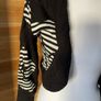 Women's bolero shrug cardigan black/ white flowers Bitte Kai Rand size 10-12 New Image 3