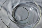 Vintage glass serving dish