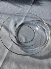 Vintage glass serving dish