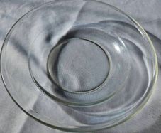Vintage glass serving dish