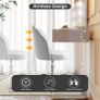 Vanity Chair for Dressing Table with Wheels, Boucle Chair for Bedroom, Swivel Armchair for Home, Height Adjustable&Easy Assembly, Grey Image 4