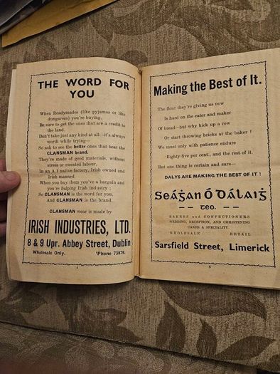 Wolf Tone Annual 1947. John Michael First Felon For Ireland. Edited And Published By Brian O'HIGGINS. First Edition Paperback In Good Condition.  See Photos For Same.