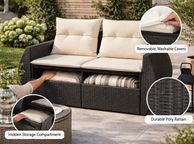main image for ad Garden 2 Seater Sofa with storage
