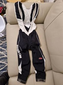 Bicycle Line Long-Leg Bib Shorts (+ Crivit Shorts)