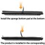 Clear Lens 12LEDSx4 Utility Strip Light Bar Surface Mount for 12V-24V Image 8