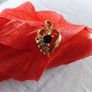 18 CT Gold pendant with Natural Sapphire and  diamonds Image 2
