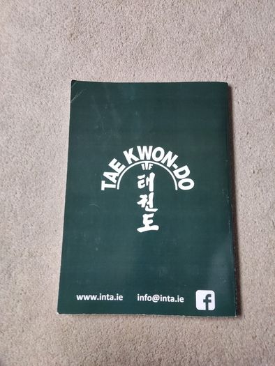 Taekwon Do student handbook color belt
