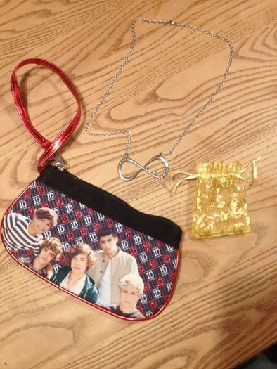 One Direction Purse & Directioner Necklace