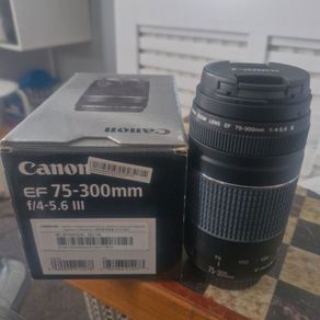 Canon Ef 75-300mm F/4-5.6 Iii Brand New