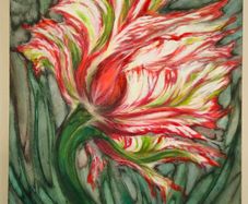 Original acrylic painting- Tulip