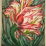 Original acrylic painting   -  "Tulip " Image 2