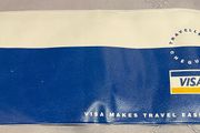(Classic) VISA travellers cheque wallet