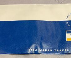 (Classic) VISA travellers cheque wallet