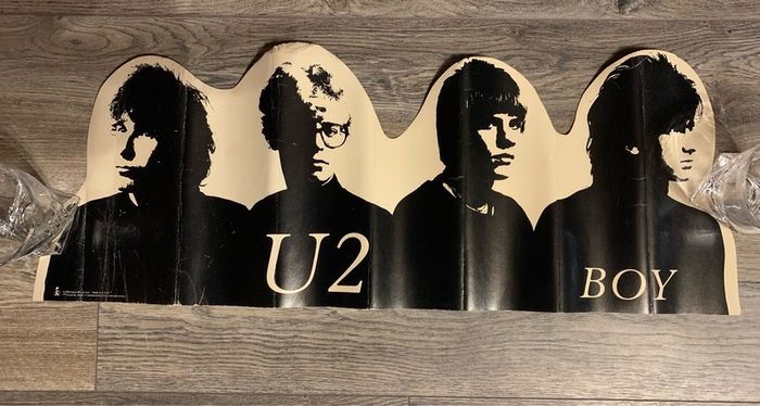 U2 - Original 1980 Cardstock Boy Promotional Poster- Very Rare