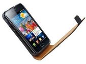 Black Leather Flip Case For Apple iPhone5 iPhone 5 5G COVER