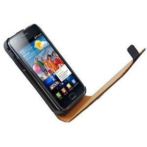 Black Leather Flip Case For Apple iPhone5 iPhone 5 5G COVER