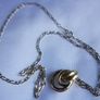 Vintage 9Ct Solid Yellow Gold 375 Hallmark Trinity Knot Three Circle and Necklace L-19"  5.0g Image 8