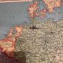Daily Express WAR MAP OF EUROPE. Daily Express Publications. fold out colour map. wear to edges and  Daily Express WAR MAP OF EUROPE. Daily Express Publications. fold out colour map. wear to edges and torn on folds. Image 5