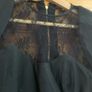 French Connection black dress with lace sleeves Image 3