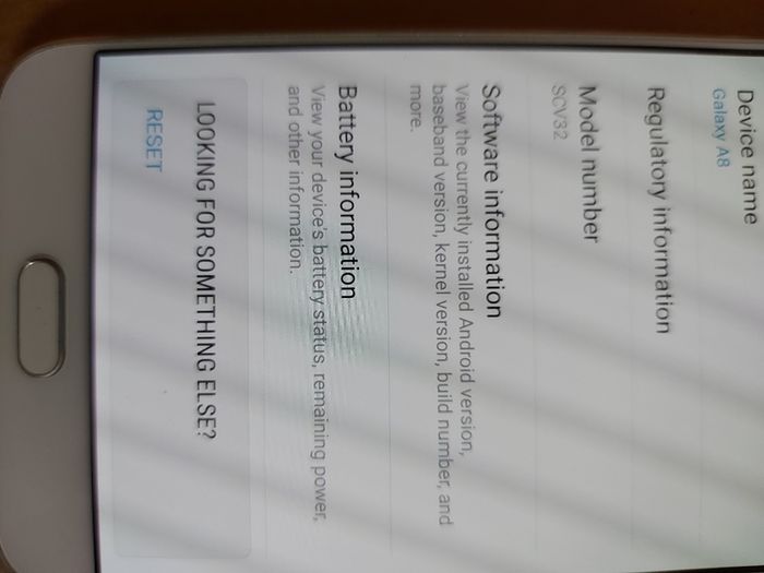 Samsung Galaxy A8, 32GB, 2GB Ram, Model SCV32, Android 7.0, in excellent cosmetic and working Condition