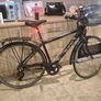Apollo Belmont Men's Hybrid Bike In Black Featuring A Lightweight Alloy Frame A Front Handlebar Basket A Rear Pannier Rack Image 2