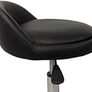 Black Adjustable Swivel Rolling Cushion Tattoo Massage Hydraulic Salon Stool with Back,5 Wheels (FREE SHIPPING) Image 3