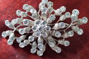 Large Diamonte Brooch