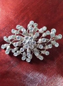 Large Diamonte Brooch