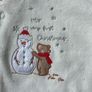 Brand new Christmas baby gro Image 2