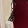 Kipling Arto Burgundy- Maroon Shoulder - Crossbody Bag with metallic monkey / keyring Image 5