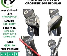 Ping G425 Max #3 Wood 14.5 Degree / Psyko Crossfire 60g Regular