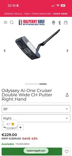 odyssey  ai-one double back