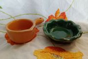 Emile Henry, vintage advertising, pottery miniatures