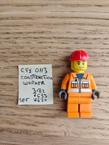 lego cty0113 construction woker, set 3182, 7633, 7630