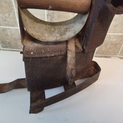 antique coal iron