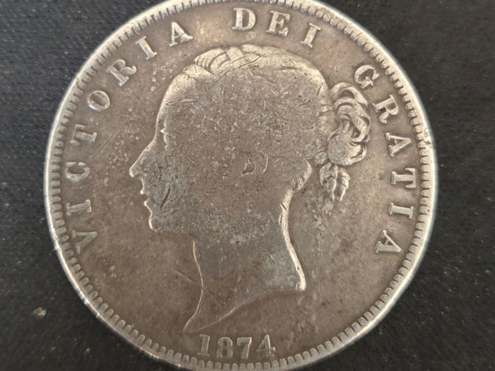1874 British Half Crown