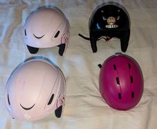 Ski helmets