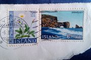 Iceland Stamps. circa 1966.
