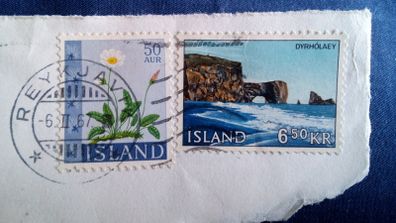 Iceland Stamps. circa 1966.