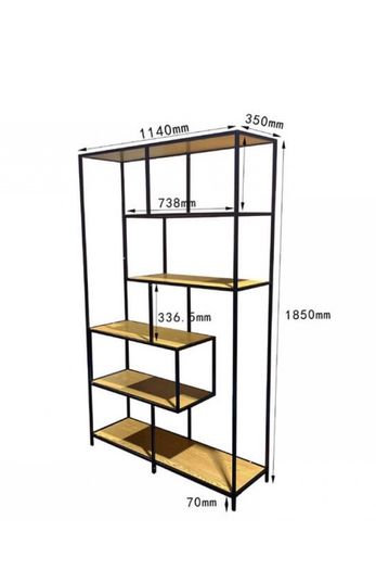 Modern Bookshelf Unit