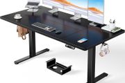 Electric Standing Desk with Advanced Brushless Motor, 160 x 80 cm Height Adjustable Desk with 100kg Load Capacity, Quiet Operation, Sturdy Metal Frame